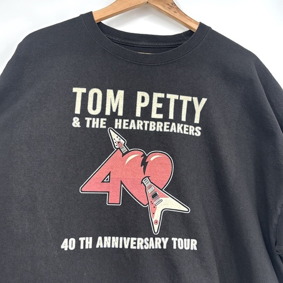 Tom Petty & The Heartbreakers Concert T-shirt 2017 40th Anniversary Tour Size 3X - Picture 2 of 5